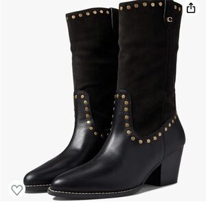 COACH Pheobe Leather Bootie